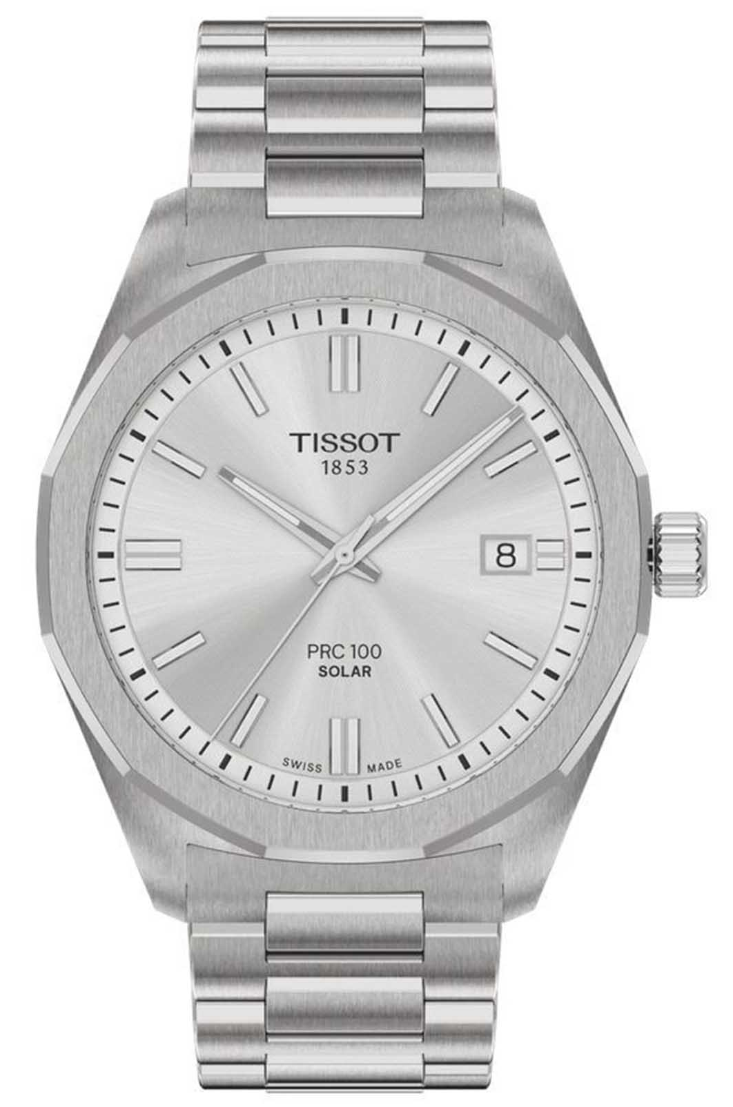 Швейцарские мужские часы TISSOT Prc100 Solar Quartz T151.422.11.031.00