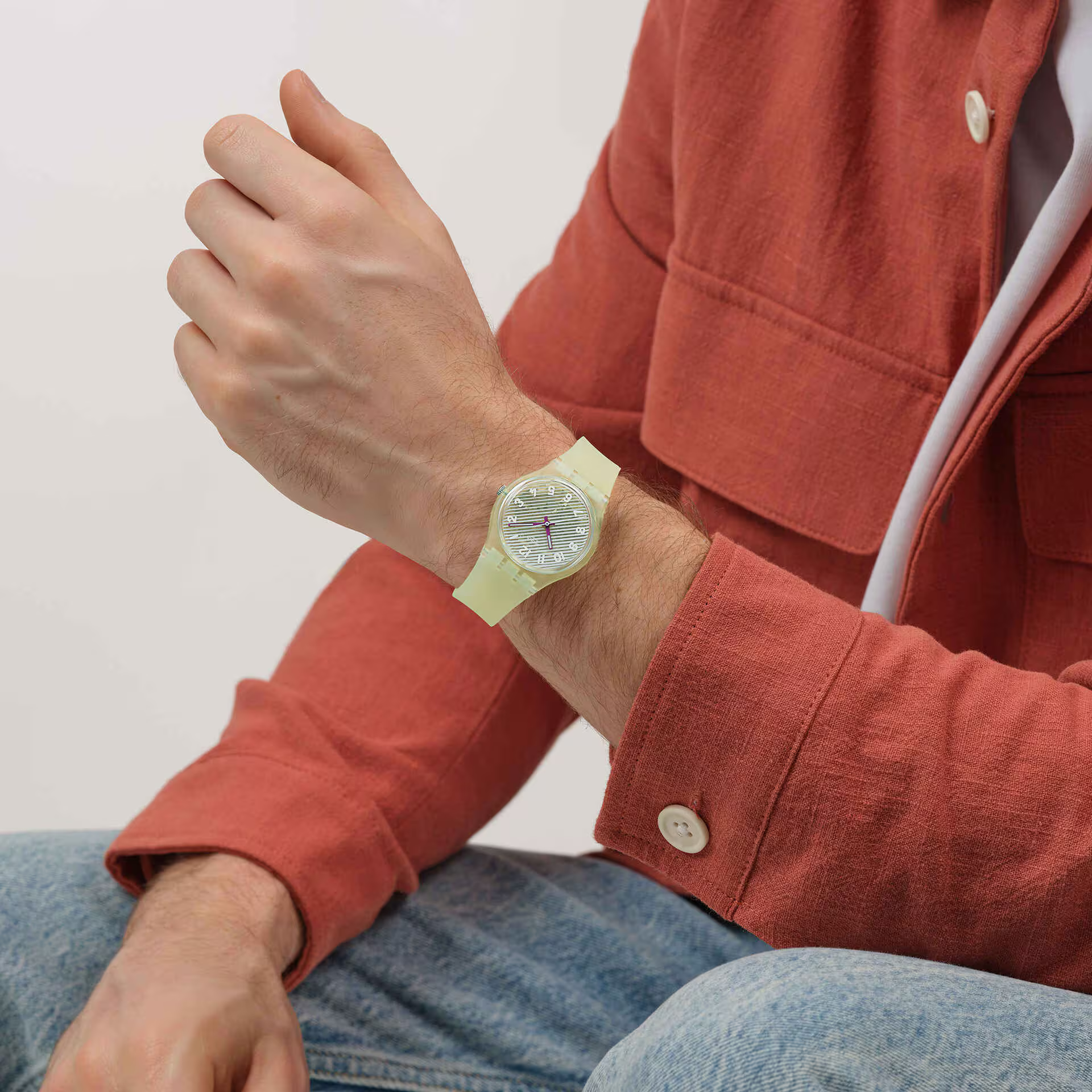 Швейцарские часы SWATCH WAVELENGTHS OF SAND SO28J102