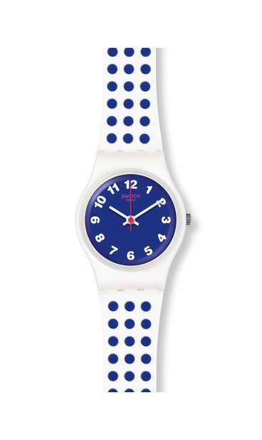 Швейцарские женские часы Swatch Lady BLUEDOTS LW159