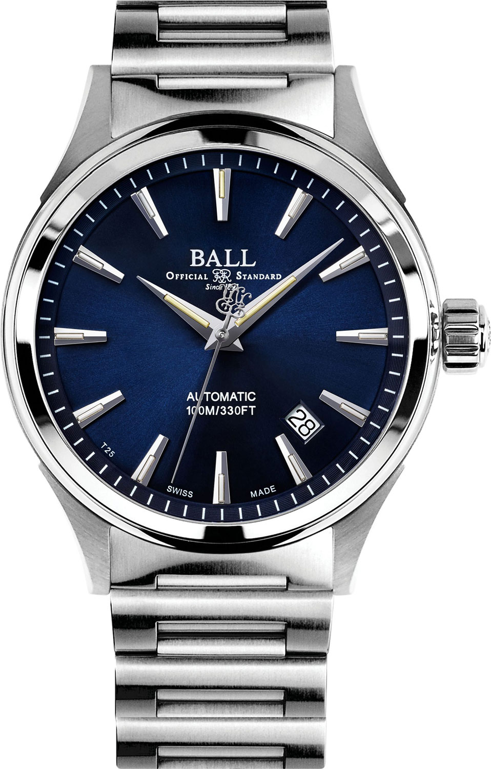 Швейцарские мужские часы с автоподзаводом BALL Victory FIREMAN NM2098C-S3J-BE