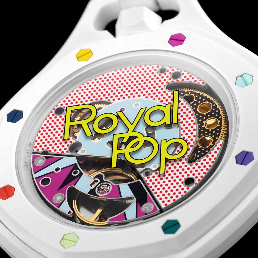 Швейцарские карманные часы Audemars Piguet X Swatch ROYAL POP HUIT BLANC SSX03W100N