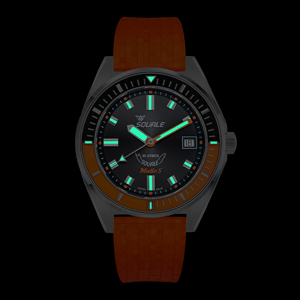 Швейцарские мужские часы SQUALE Matic S MATICBKOBK.MROR