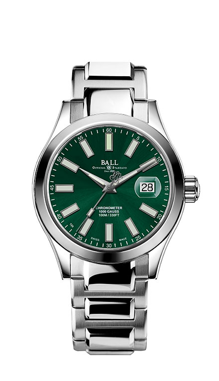 Швейцарские мужские часы BALL Marvelight Chronometer NM9026C-S6CJ-GR