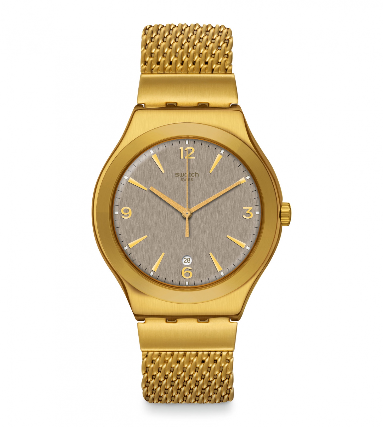 Швейцарские часы SWATCH  MESH O'HONEY YWG409M