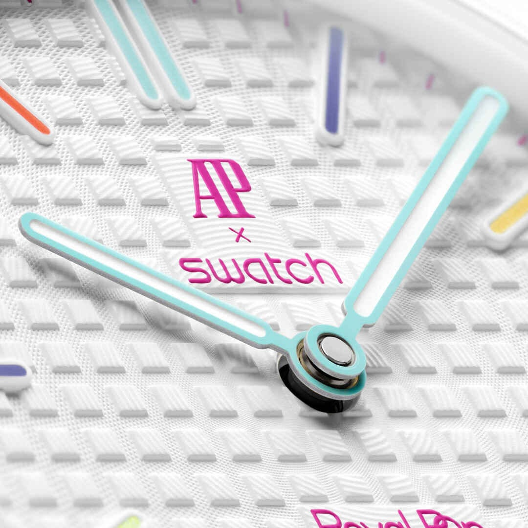 Швейцарские карманные часы Audemars Piguet X Swatch ROYAL POP HUIT BLANC SSX03W100N