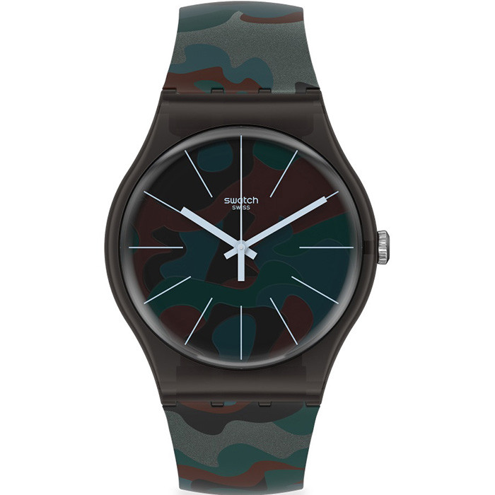 Швейцарские часы SWATCH CAMOUCITY SUOB175