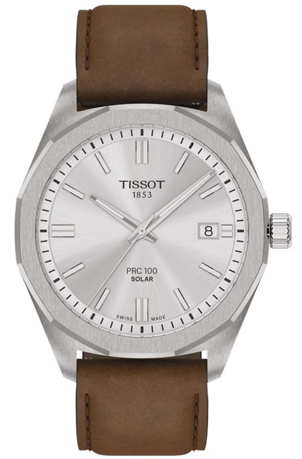 Швейцарские мужские часы TISSOT Prc100 Solar Quartz T151.422.16.031.00