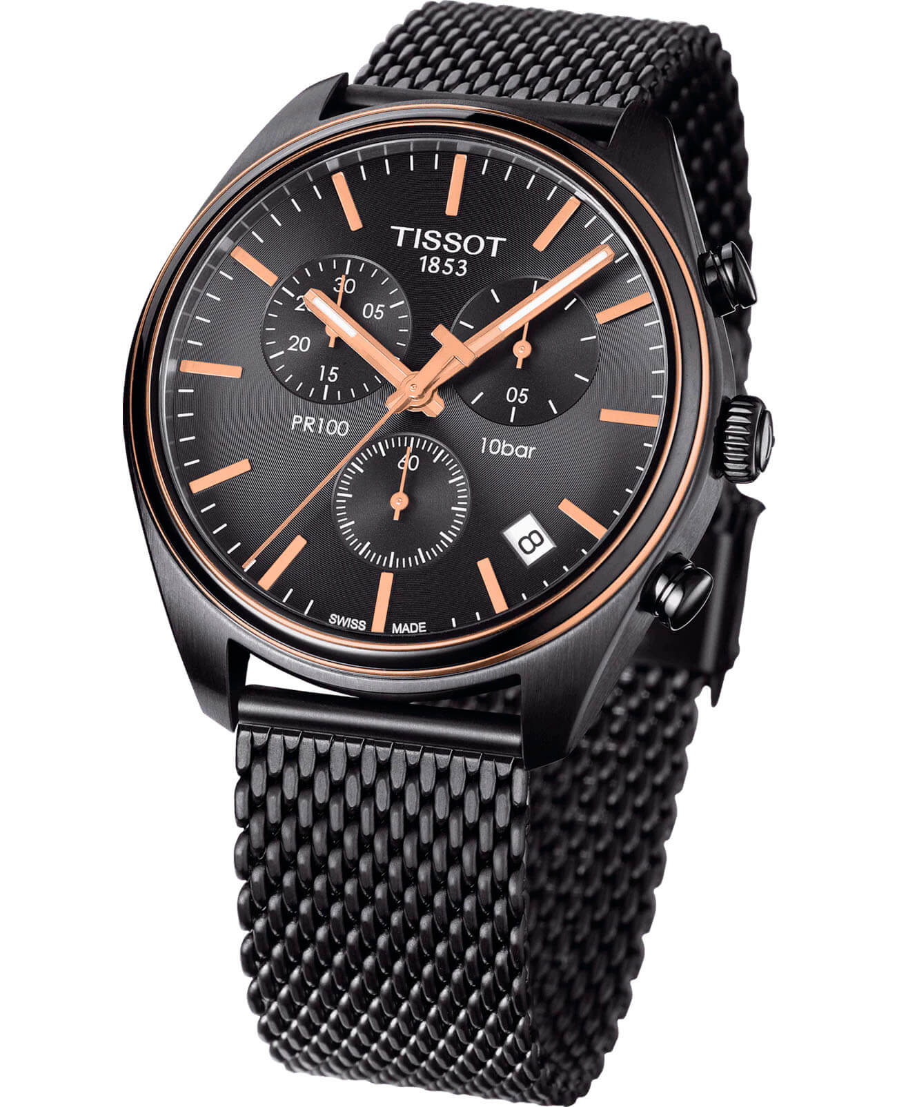 Швейцарские часы TISSOT PR 100 Chronograph T1014172306100