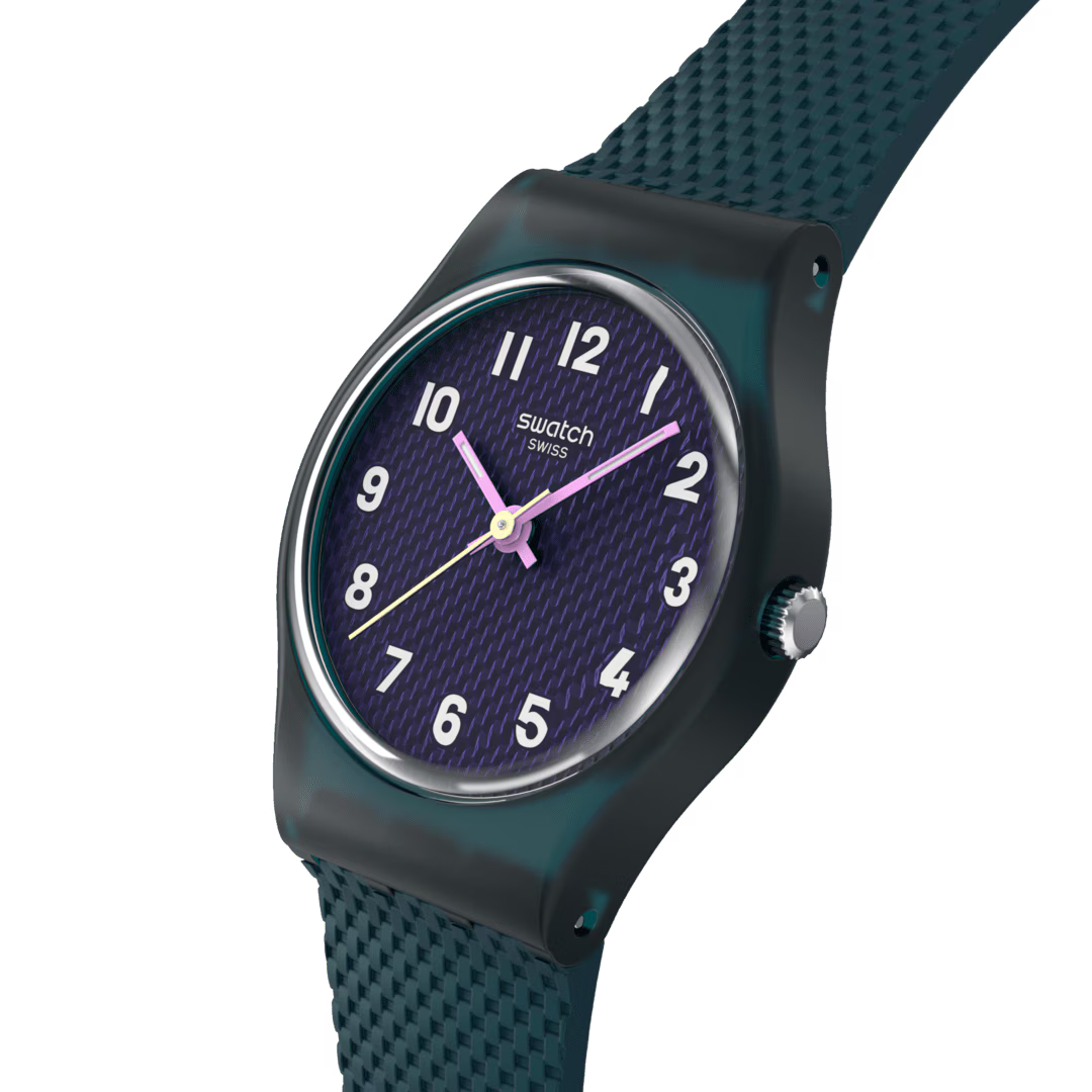 Швейцарские часы SWATCH TEAL WEAVE LL127