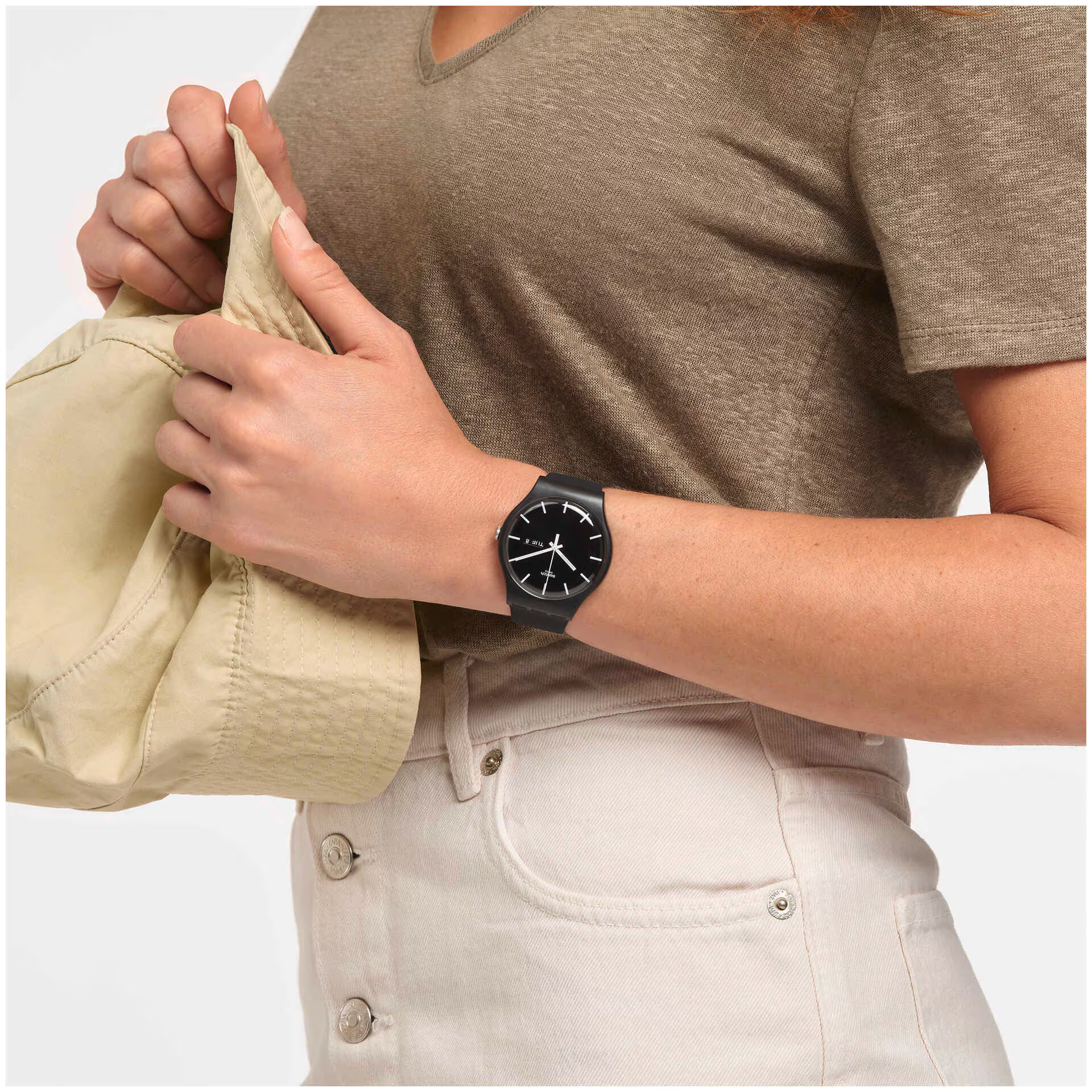 Швейцарские часы SWATCH MONO BLACK SO29B704