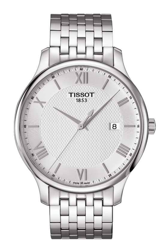 Швейцарские мужские часы TISSOT TRADITION GENT T0636101103800