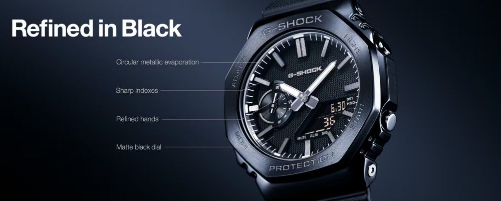 CASIO представила новую серию G-SHOCK 2100 Luxe Black