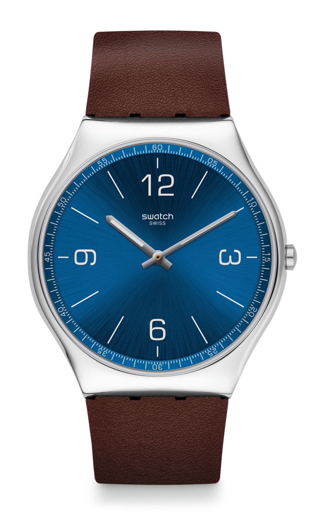 Швейцарские часы SWATCH SKINWIND SS07S101, кварц 42mm