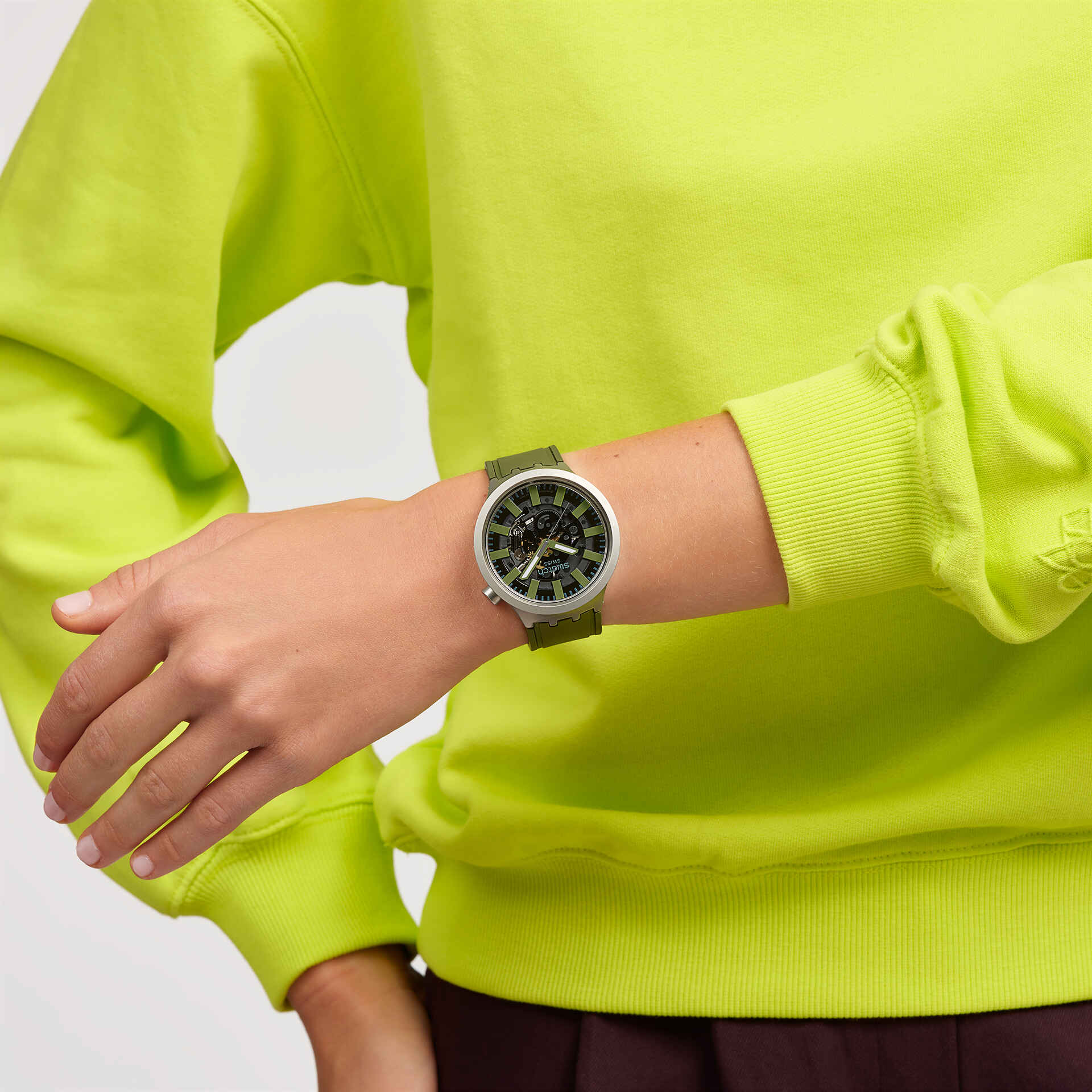Швейцарские часы SWATCH THRU THE UNDERBRUSH SB07S118