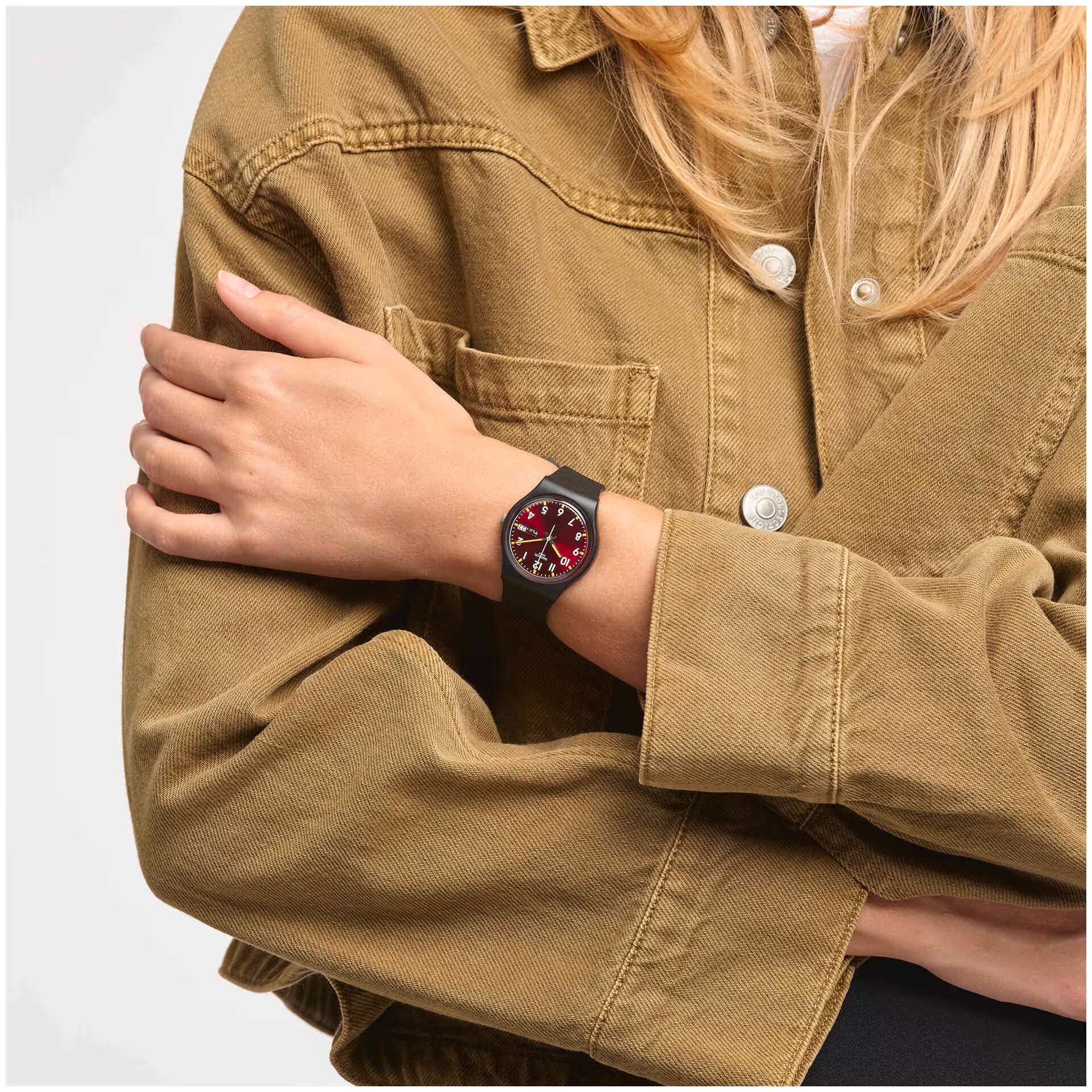 Швейцарские часы SWATCH SIR RED SO28B704
