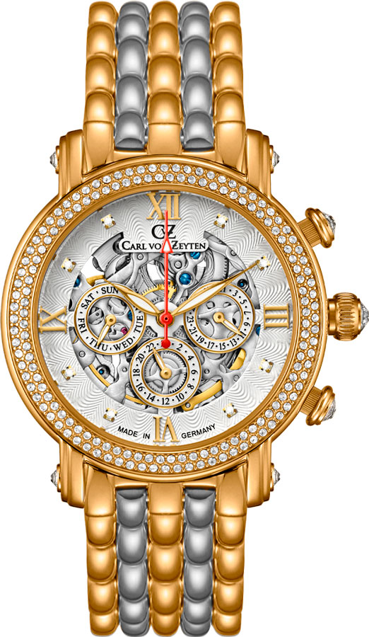 Часы женские с автоподзаводом CARL VON ZEYTEN CVZ0062RWBS