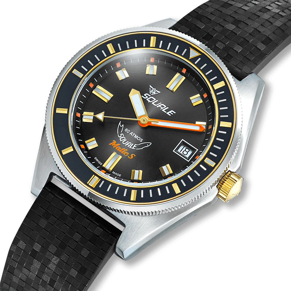 Швейцарские мужские часы SQUALE Matic S MATICGBKBK.MRBK