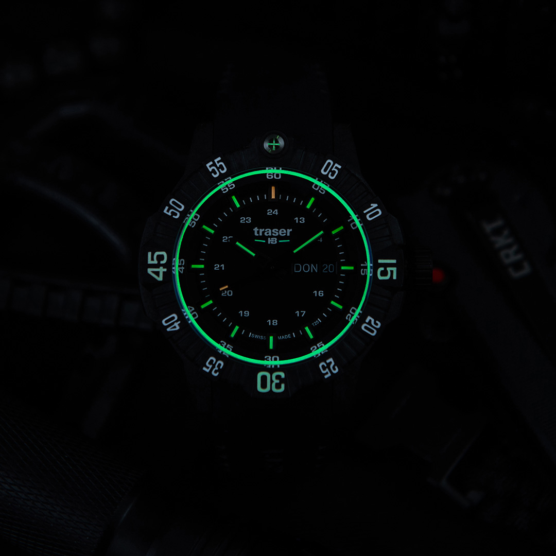 Швейцарские мужские тактические часы TRASER P99 Q Tactical Black 110723