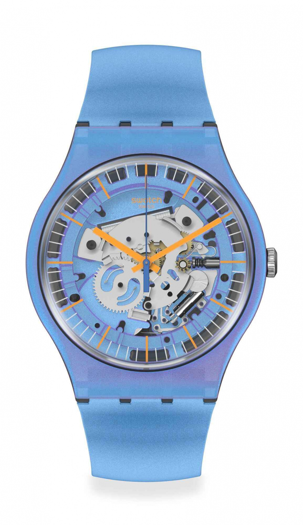 Швейцарские часы SWATCH SHIMMER BLUE SUOM116