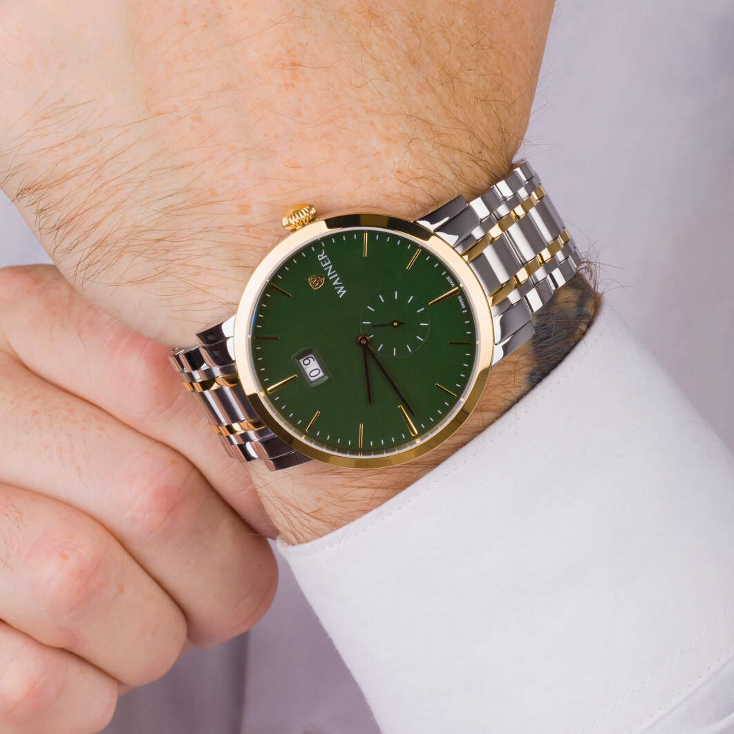 Швейцарские часы WAINER Classic 44 mm WA.01881-F