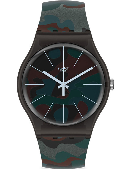 Швейцарские часы SWATCH CAMOUCITY SUOB175