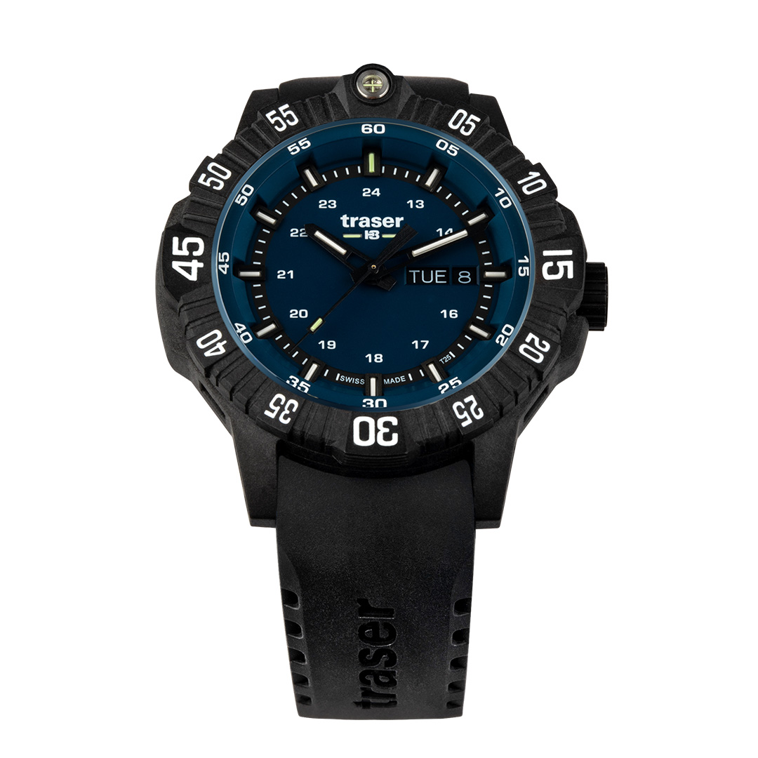 Швейцарские мужские тактические часы TRASER P99 Q Tactical Blue 110725