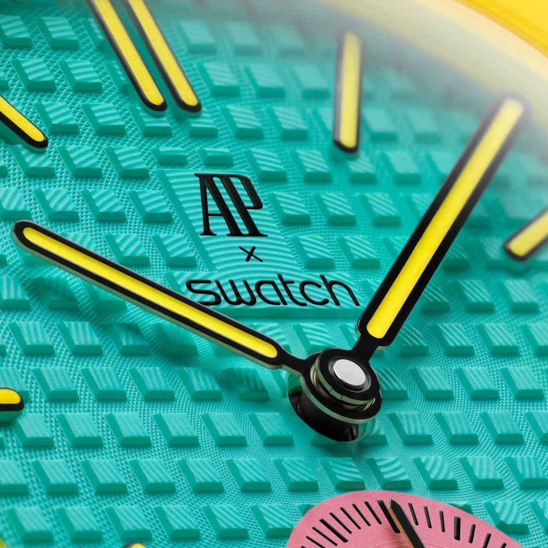 Швейцарские карманные часы Audemars Piguet X Swatch ROYAL POP OTG ROZ SSX03J100N