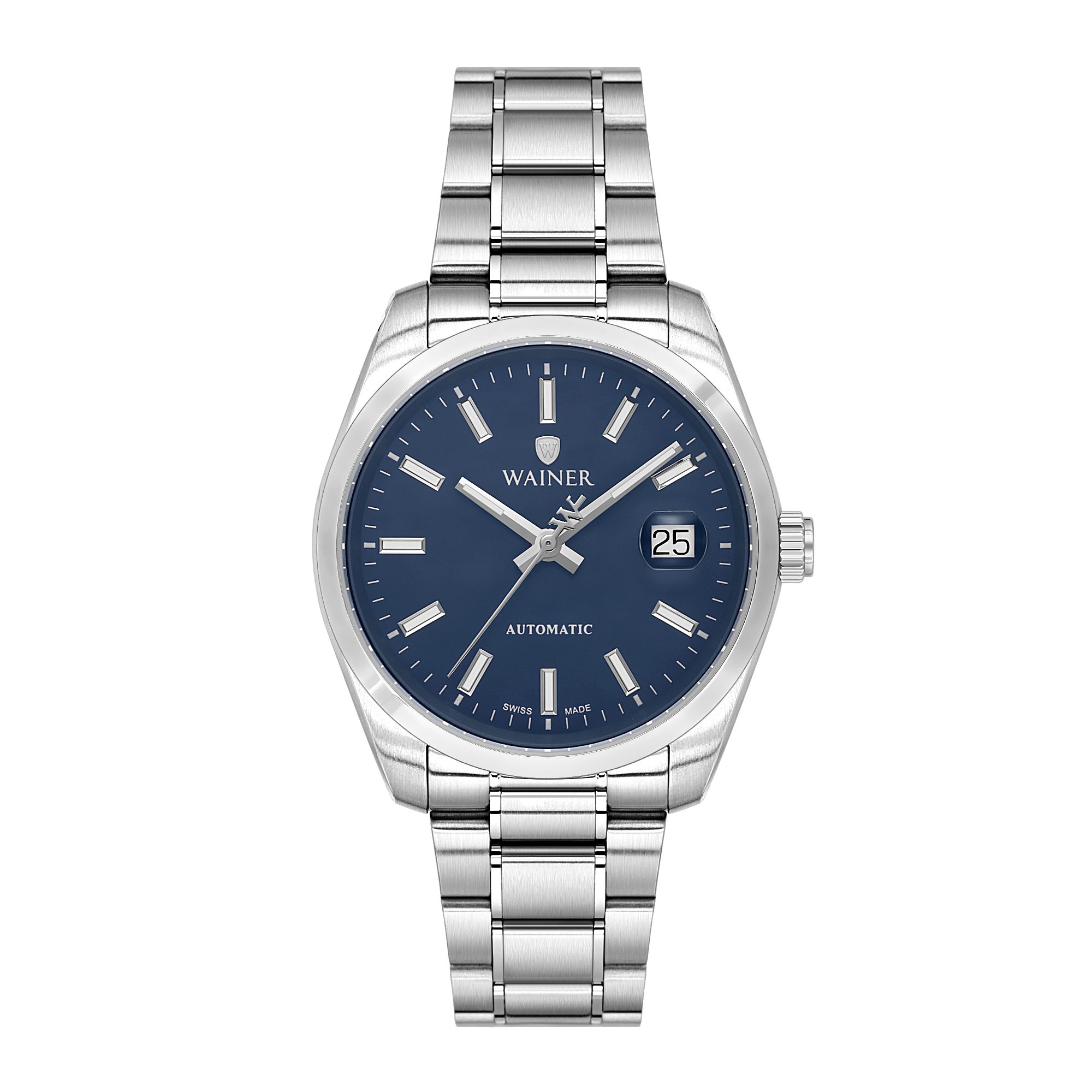 Швейцарские мужские часы WAINER Reborn 39 mm WA.25600-E