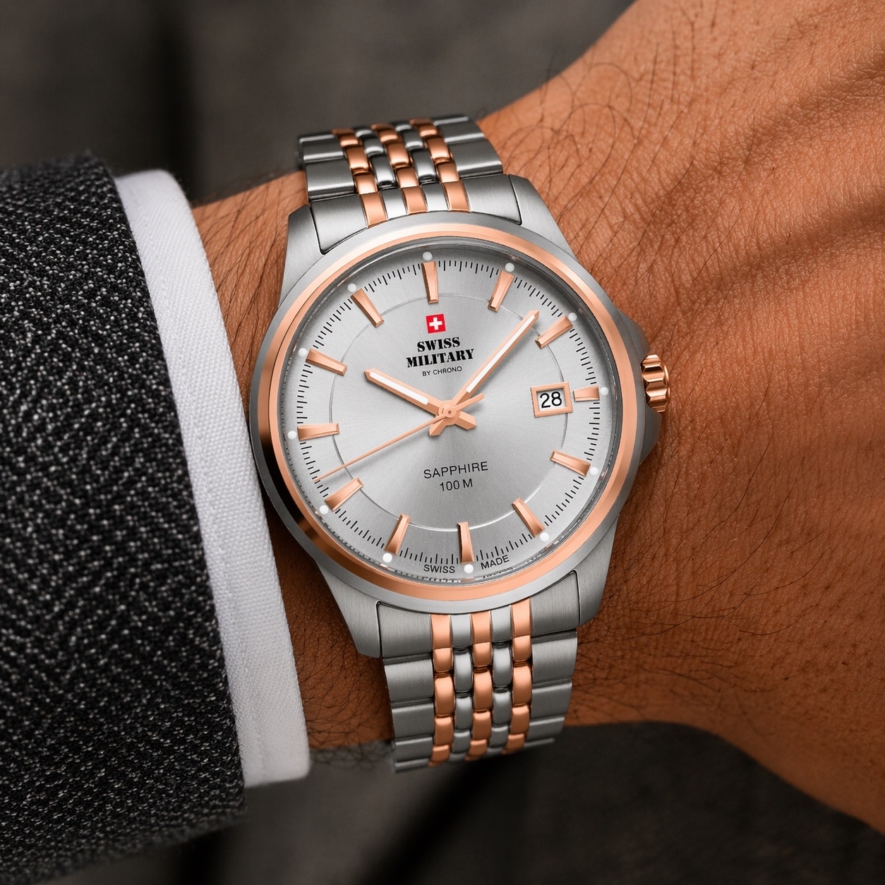 Швейцарские мужские часы SWISS MILITARY SM34104.07