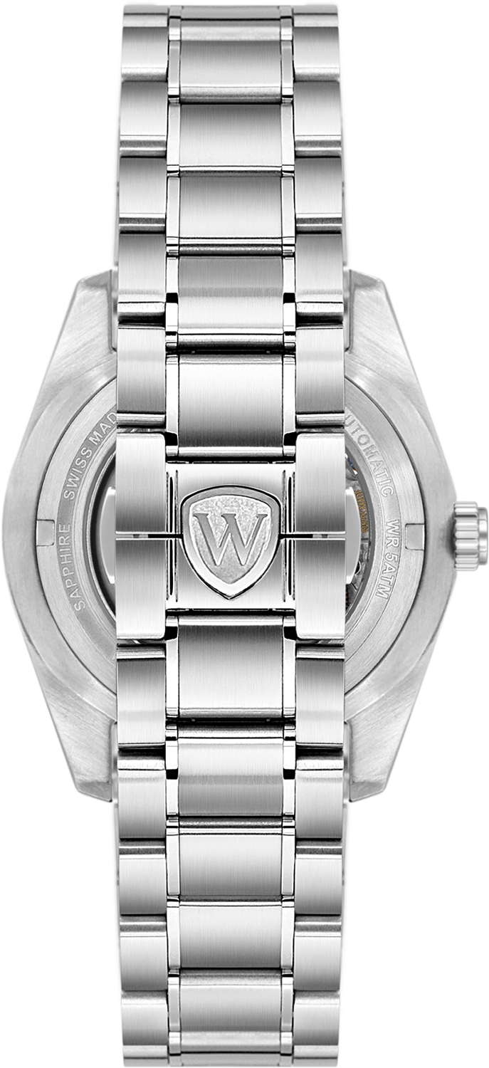 Швейцарские мужские часы WAINER Reborn 39 mm WA.25600-D