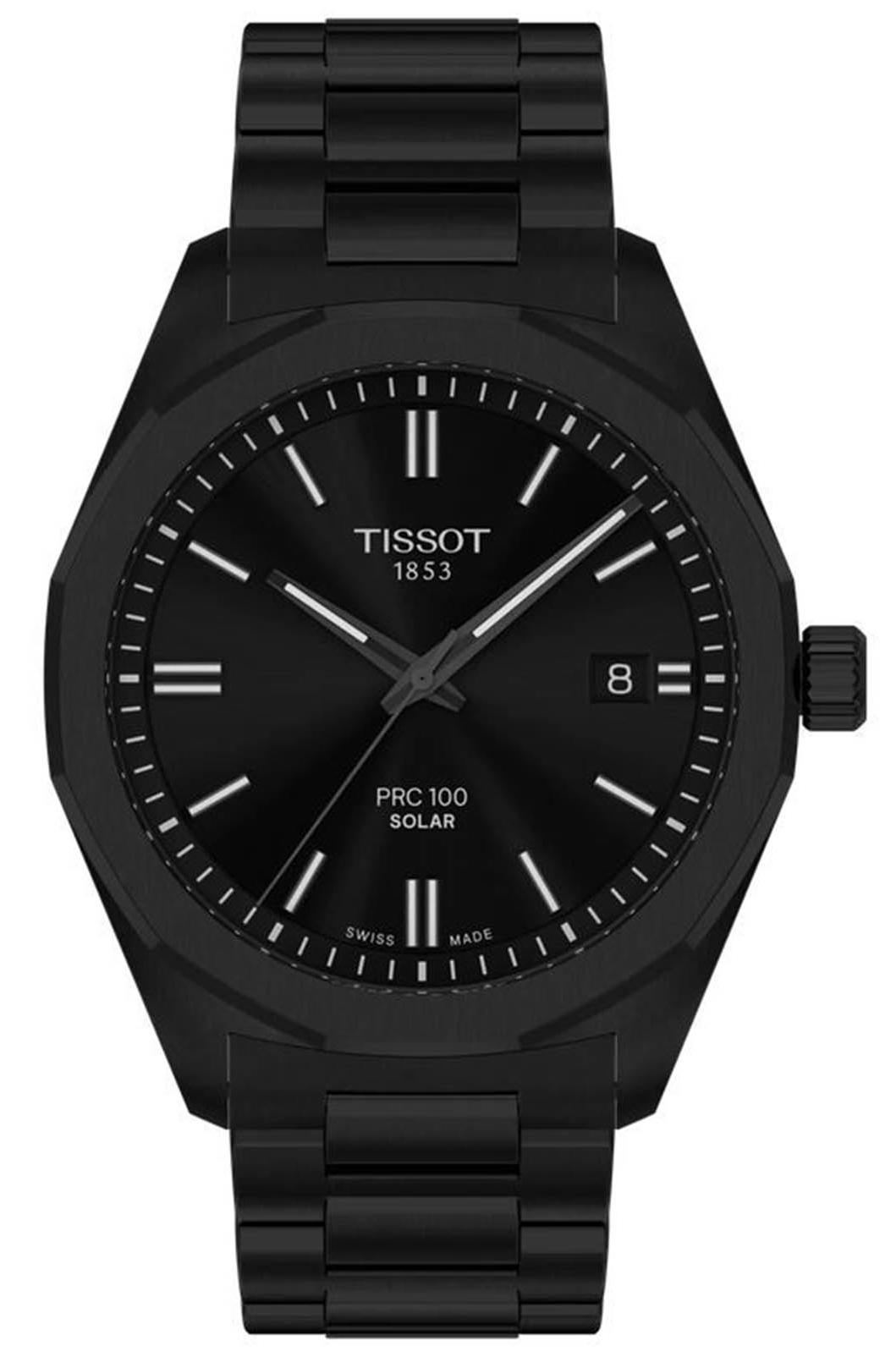 Швейцарские мужские часы TISSOT Prc100 Solar Quartz T151.422.33.051.00