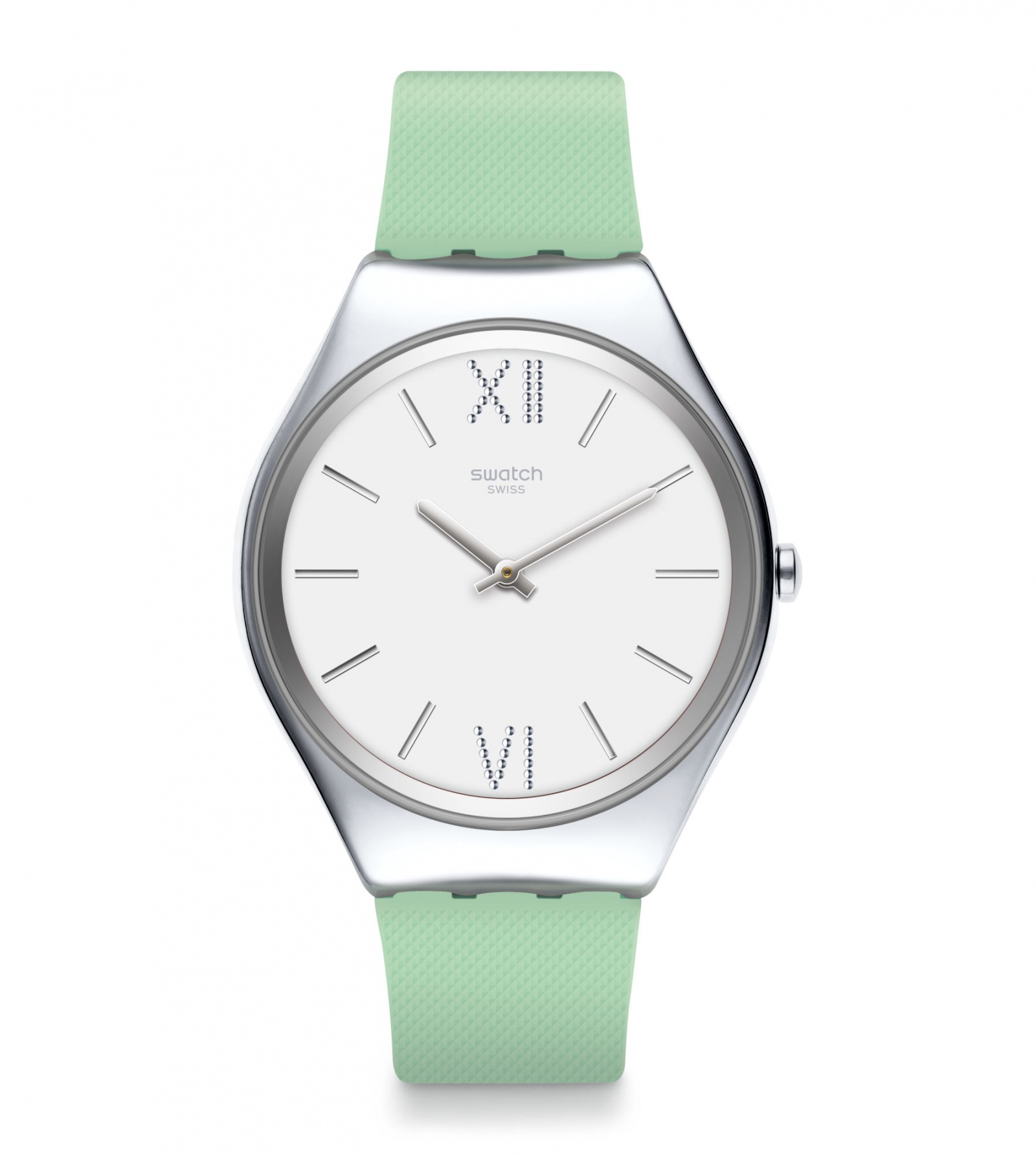Швейцарские женские часы SWATCH SKIN ALOE SYXS125