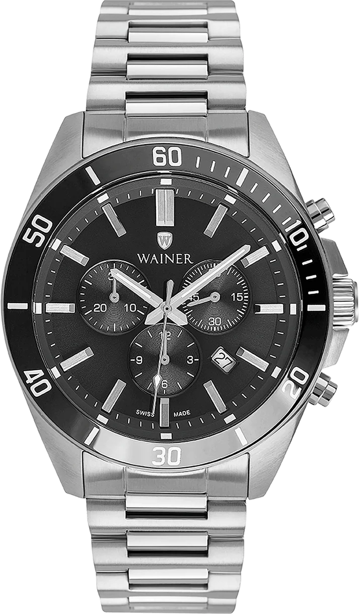 Швейцарские мужские часы с хронографом  WAINER WA.19540-D