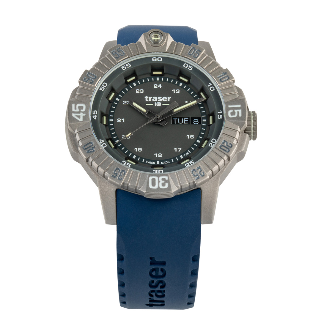 Швейцарские мужские тактические часы TRASER P99 T Tactical Grey 110667