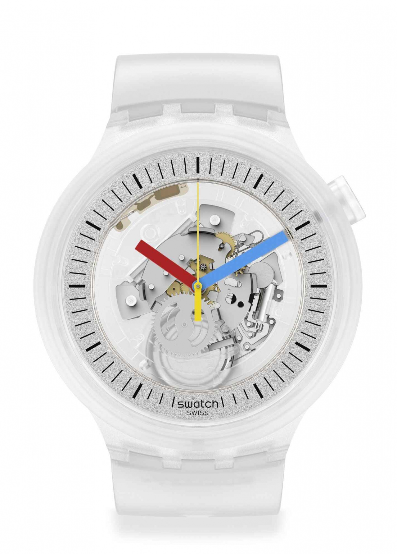 Швейцарские часы SWATCH CLEARLY PAY! SB01K102-5300