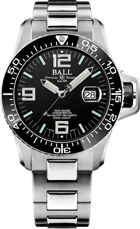 Швейцарские мужские часы BALL Engineer Hydrocarbon EOD DM3200A-S2C-BK