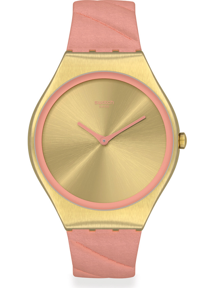 Швейцарские женские часы SWATCH BLUSH QUILTED SYXG114