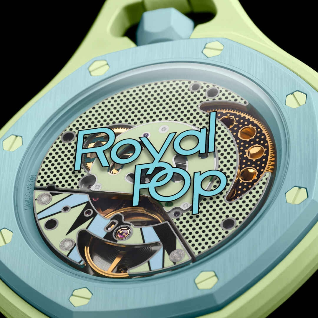 Швейцарские карманные часы Audemars Piguet X Swatch ROYAL POP BLAUE ACHT SSX03L101N