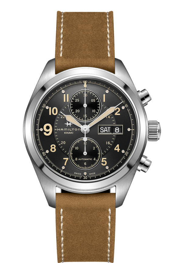 Швейцарские мужские наручные часы с автоподзаводом HAMILTON Auto Chrono H71616535