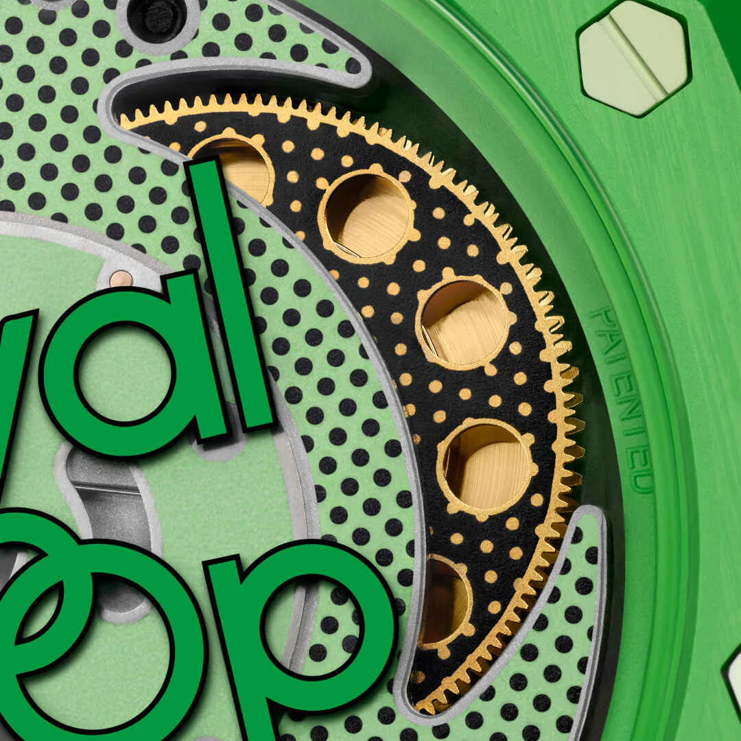 Швейцарские карманные часы Audemars Piguet X Swatch ROYAL POP GREEN EIGHT SSX03G100N