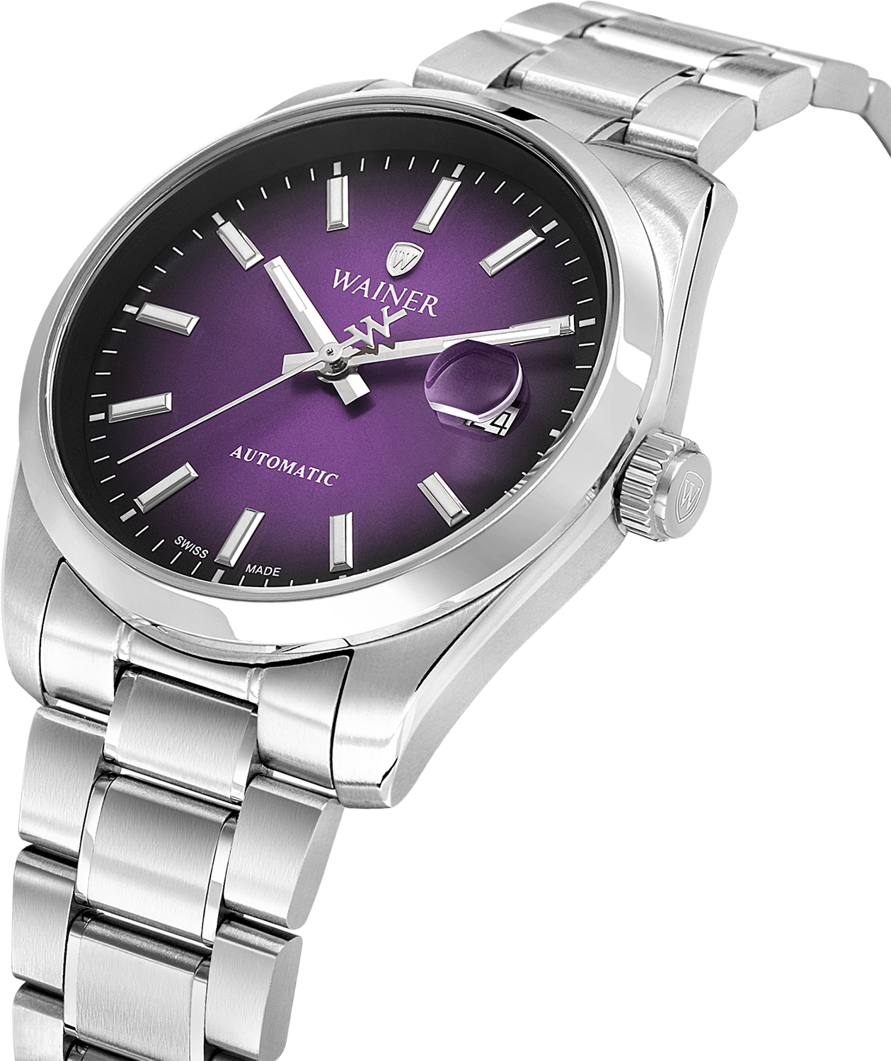 Швейцарские мужские часы WAINER Reborn 39 mm WA.25600-A