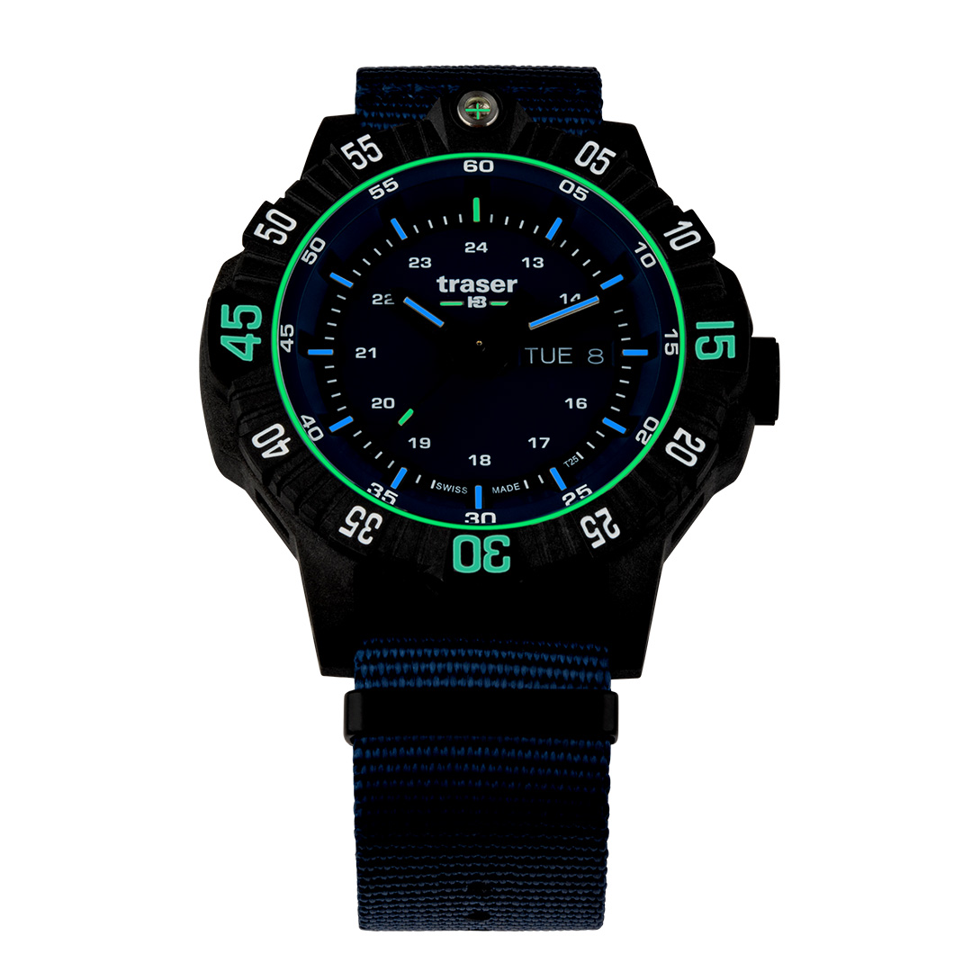 Швейцарские мужские тактические часы TRASER P99 Q Tactical Blue 110724
