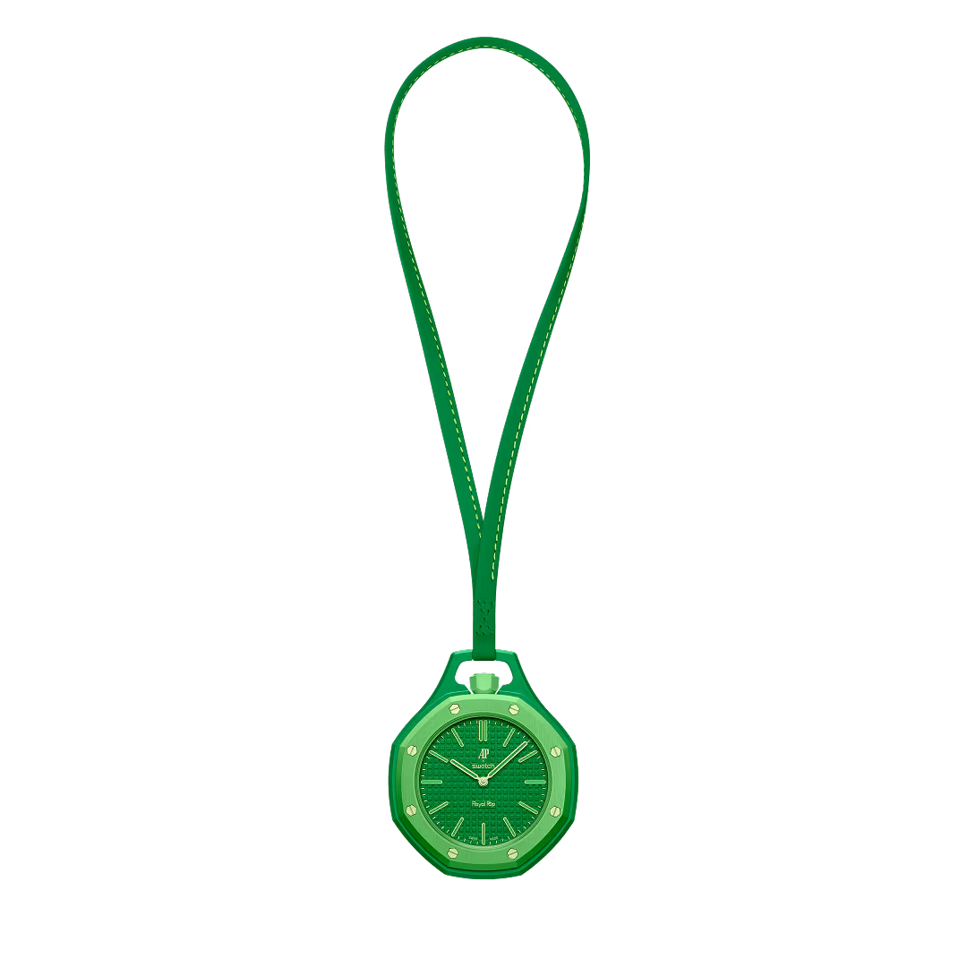 Швейцарские карманные часы Audemars Piguet X Swatch ROYAL POP GREEN EIGHT SSX03G100N