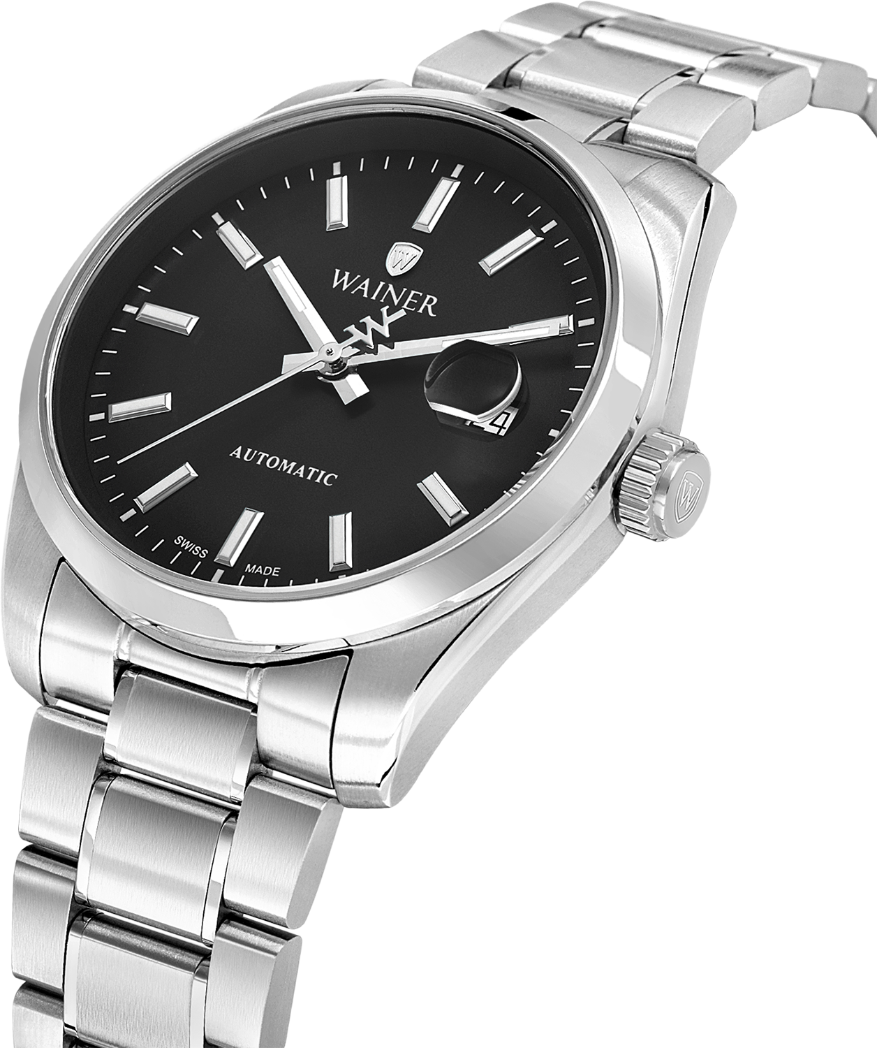 Швейцарские мужские часы WAINER Reborn 39 mm WA.25600-D