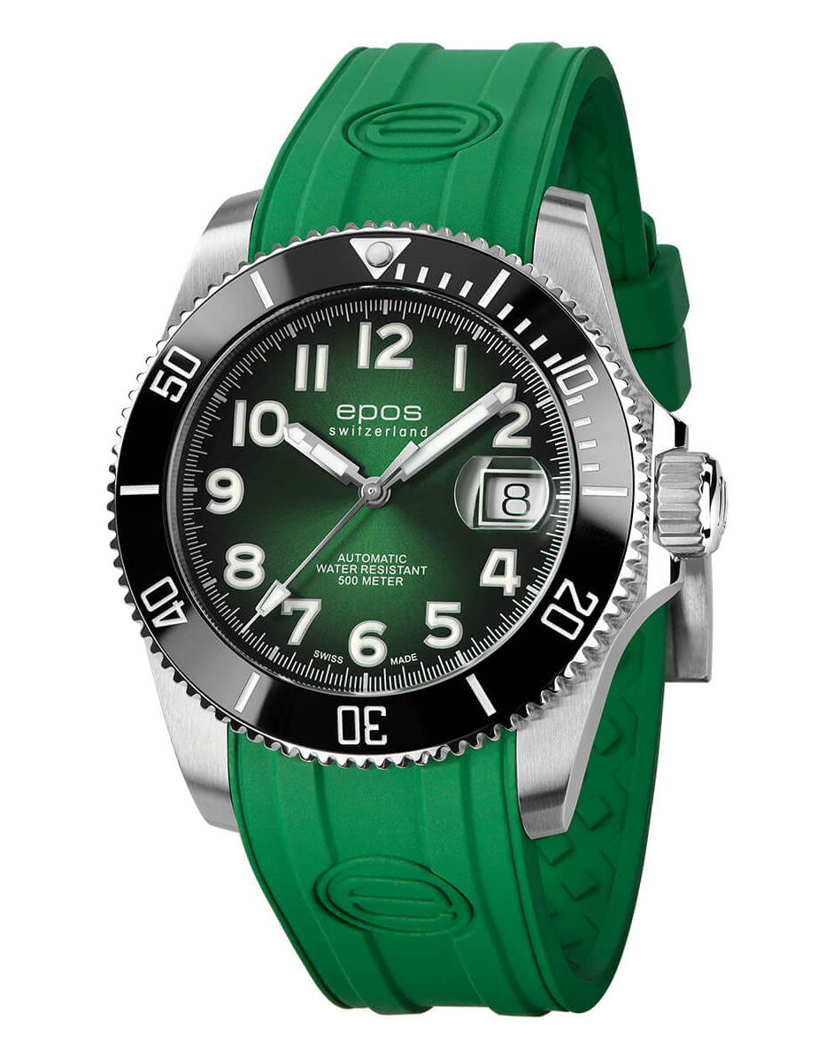 Часы наручные Epos 3504 Diver Titanium 3504.131.80.33.53 3504.131.80.33.53
