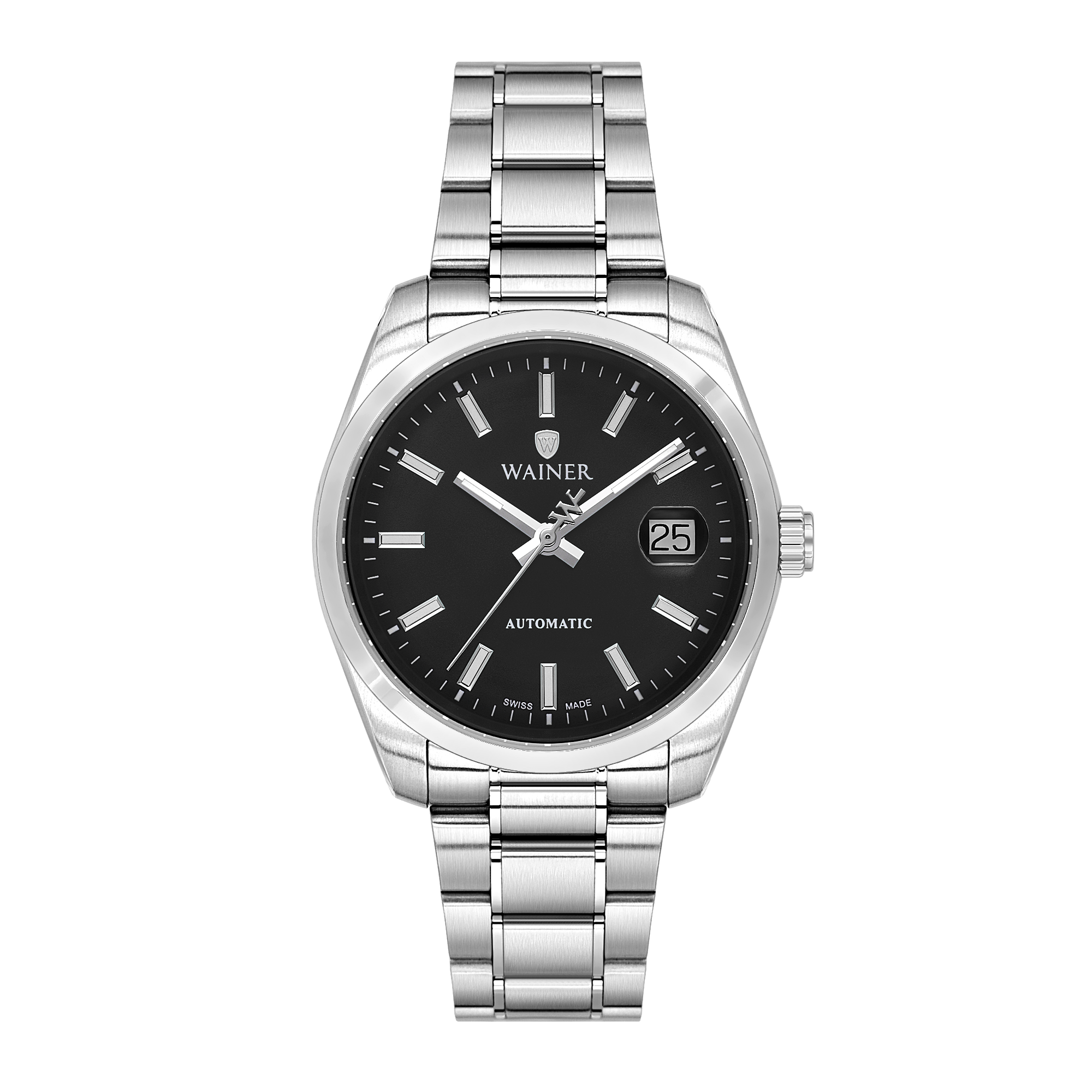 Швейцарские мужские часы WAINER Reborn 39 mm WA.25600-D