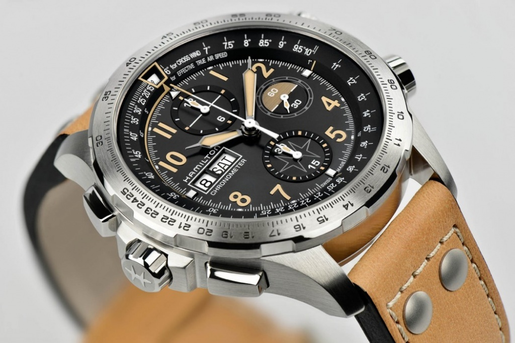 KHAKI AVIATION DAY DATE AUTO CHRONO H77796535