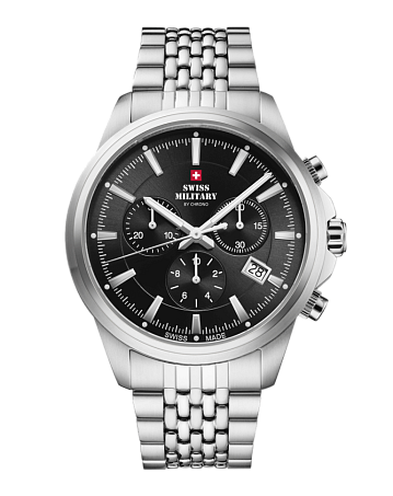 Швейцарские мужские наручные часы с хронографом SWISS MILITARY SM34107.01
