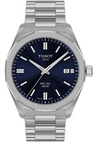 Швейцарские мужские часы TISSOT PRC100 Solar Quartz T151.422.11.041.00