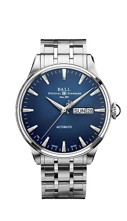 Швейцарские мужские часы с автоподзаводом BALL Trainmaster Eternity NM2080D-S1J-BE